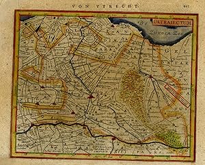 Antique Print-TOPOGRAPHY-UTRECHT-NETHERLANDS-MERCATOR-HONDIUS-Anonymous-1613