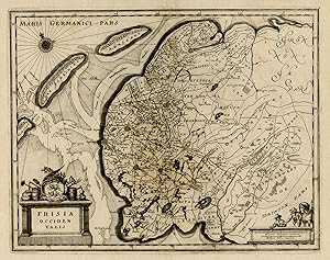 Antique Print-TOPOGRAPHY-FRISIA OCCIDENTALIS-FRIESLAND-NETHERLANDS-Merian-1654