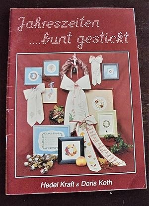 Imagen del vendedor de Jahreszeiten, bunt gestickt: Motive in Kreuzstich a la venta por Buchstube Tiffany