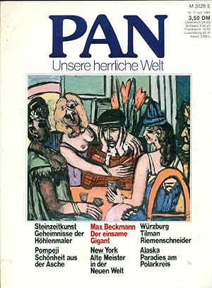 Imagen del vendedor de PAN. Unsere herrliche Welt. Heft Juli 1981. a la venta por Online-Buchversand  Die Eule