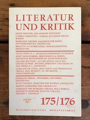 Literatur und Kritik Heft 175/176 (Juni/Juli 1983) - Österreichische Monatsschrift - Inhalt: Hein...