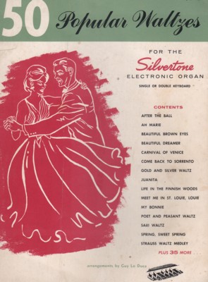 Imagen del vendedor de 50 Popular Waltzes for the Silvertone Electronic Organ, Catalog No. 4643 a la venta por Reflection Publications