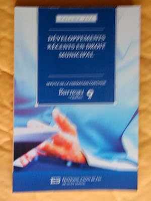 Image du vendeur pour Dveloppements rcents en droit municipal, volume 294 mis en vente par Claudine Bouvier