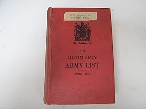 The Quarterly Army List April 1917