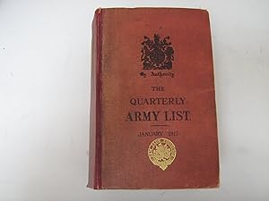 The Quarterly Army List January 1917