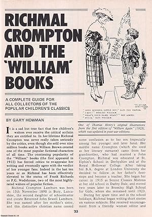 Seller image for Richmal Crompton & The William Books : A Complete Guide. This is an original article separated from an issue of The Book & Magazine Collector publication, 1984. for sale by Cosmo Books