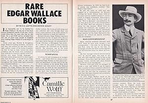 Seller image for Edgar Wallace Books. This is an original article separated from an issue of The Book & Magazine Collector publication, 1984. for sale by Cosmo Books