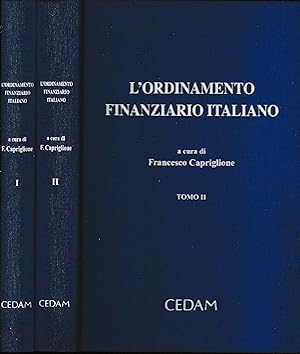 L'ordinamento finanziario italiano. Due volumi.