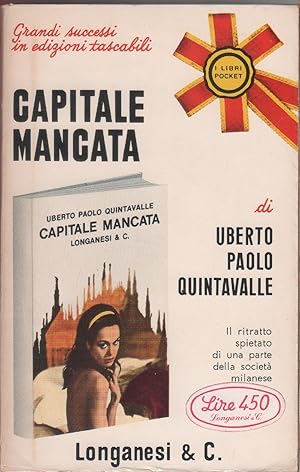 Imagen del vendedor de Capitale mancata - Uberto Paolo Quintavalle a la venta por libreria biblos