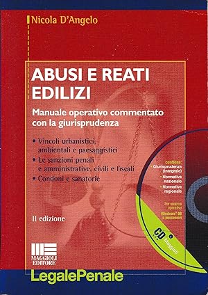 Immagine del venditore per Abusi e reati edilizi. Manuale operativo commentato con la gurisprudenza. Con CD-ROM. venduto da librisaggi