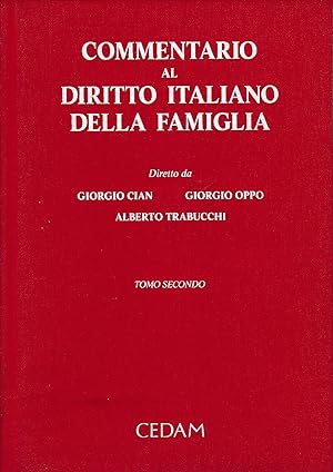 Commentario al diritto italiano della famiglia. Vol 2