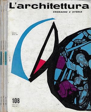 L'architettura cronache e storia anno 1964 N. 108, 109, 110