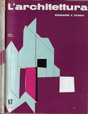 L'architettura cronache e storia anno 1961 N. 63, 67