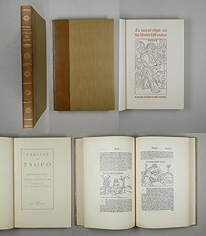 Imagen del vendedor de Fabulas de Esopo. Reproduccion e Facsimile de la Primera Edicion de 1489 publicala la Real Academia Espanola. a la venta por Daniel Thierstein
