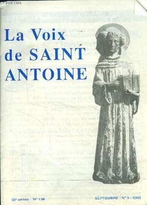 Seller image for La voix de Saint Antoine septembre n°5.2002 for sale by Le-Livre
