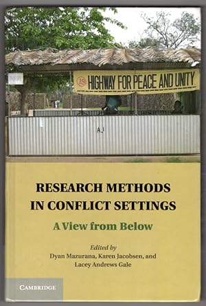 Seller image for Research Methods in Conflict Settings: A View from Below for sale by Lake Country Books and More