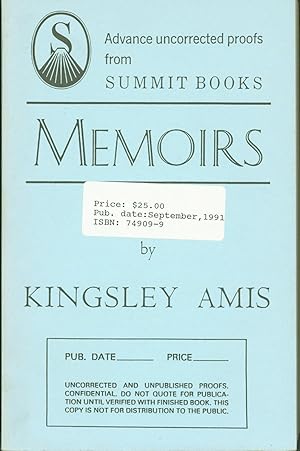 Memoirs (uncorrected and unpublished proofs)