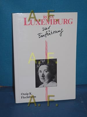 Bild des Verkufers fr Rosa Luxemburg zur Einfhrung (SOAK-Einfhrungen 18) zum Verkauf von Antiquarische Fundgrube e.U.