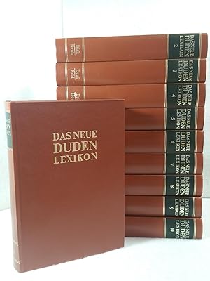 Das Neue Duden Lexikon in 10 Bänden (komplett) - Rund 100 000 Stichwörter über 12500 meist farbig...