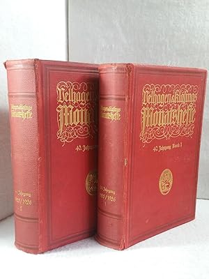 Velhagen & Klasings Monatshefte - 2 Bände (so komplett) 40. Jahrgang 1925/1926 -