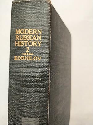 Imagen del vendedor de Modern Russian History, Volume Two a la venta por Early Republic Books