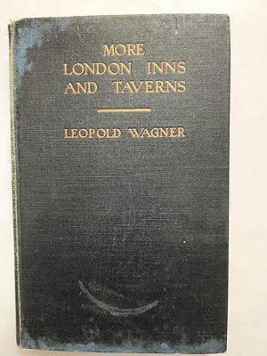 Image du vendeur pour More London Inns and Taverns mis en vente par Early Republic Books