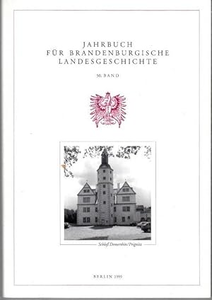 Imagen del vendedor de Jahrbuch fr brandenburgische Landesgeschichte Band 50 / 1999. Herausgegeben im Auftrage der Landesgeschichtlichen Vereinigung fr die Mark Brandenburg e. V. (gegr. 1884) Inhalt: Aus dem Inhalt u.a.: Prof. Dr. E. Henning / Prof. Dr. W. Neugebauer: Zum 50. Band des Jahrbuchs fr brandenburgische Landesgeschichte. Inhaltsbersicht 1991 - 1998; Prof. Dr. D. Kurze:Otto I. und die Grndung des Bistums Brandenburg: 948, 949 oder 965?; Dr. L. Enders: Burgen, Schlsser, Gutsgebude. Zur Baugeschichte der Prignitz in der Frhneuzeit; Dr. A. Laminski: Georg Buchholzer. Erster evangelischer Pfarrer in Buckow, Schna und Arnswalde sowie Probst an St. Nicolai in Berlin; Dr. H. Zckert: Agradualismus im Gutsherrschaftsgebiet. Forts. Unten! a la venta por Antiquariat Carl Wegner