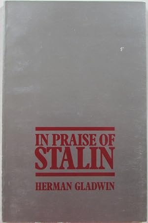Imagen del vendedor de In Praise of Stalin : Poems a la venta por Ariel Books IOBA