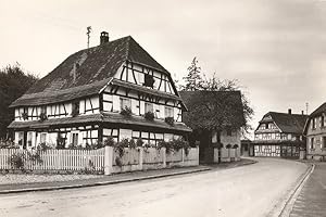 Sessenheim. Maison alsacienne.