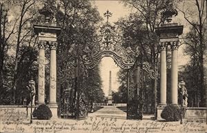 Imagen del vendedor de Ansichtskarte / Postkarte Potsdam in Brandenburg, Schloss Sanssouci, Eingang zum Park a la venta por akpool GmbH