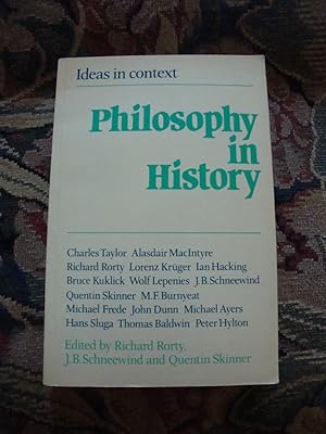 Seller image for Philosophy in History: Essays on the Historiography of Philosophy for sale by Anne Godfrey