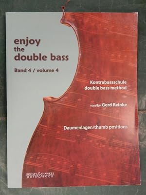 Bild des Verkufers fr enjoy the double bass - Band 4 / volume 4 - Kontrabassschule (mit Klavierbegleitung) - double bass method (with piano accompaniment) zum Verkauf von Buchantiquariat Uwe Sticht, Einzelunter.