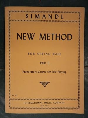 New Method for String Bass - Part II