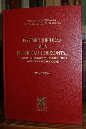 Seller image for REGIMEN JURIDICO DE LA PROPIEDAD HORIZONTAL. (Doctrina cientfica y jurisprudencia. Legislacin. Formularios) for sale by Fbula Libros (Librera Jimnez-Bravo)