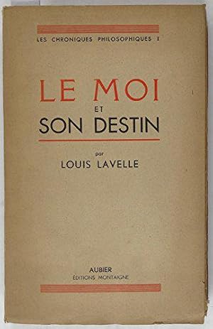 Imagen del vendedor de Le moi et son destin a la venta por JLG_livres anciens et modernes