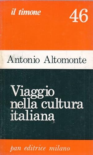 Bild des Verkufers fr Viaggio nella cultura italiana zum Verkauf von Librodifaccia