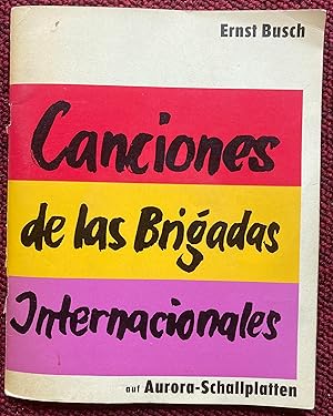 CANCIONES DE LAS BRIGADAS INTERNACIONALES AUF AURORA - SCHALLPLATTEN. SPANIEN 1936-1939.