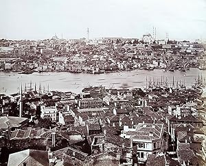 A photographic panoramic view of Constantinople (in six panels)