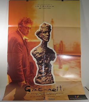 Seller image for Giacometti. Le plus grand sculpteur du XXe sicle. Affiche d'exposition for sale by Guy de Grosbois