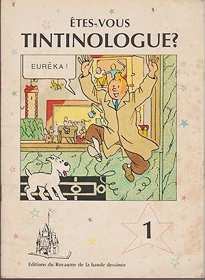 ETES VOUS TINTINOLOGUE ? VOLUME 1 (édition canadienne)