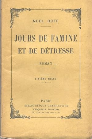 Seller image for Jours de famine et de detresse for sale by dansmongarage