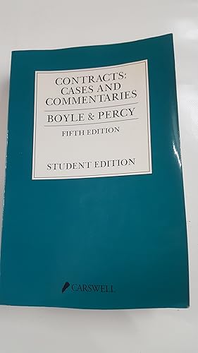 Imagen del vendedor de Title: Contracts Cases and commentaries a la venta por Cambridge Rare Books