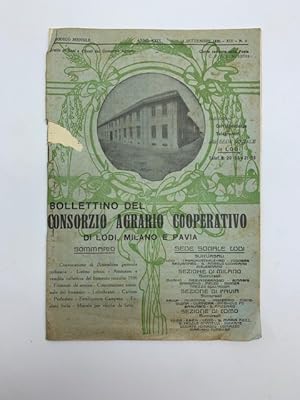 Bollettino del Consorzio Agrario Cooperativo di Lodi, Milano e Pavia, 14 settembre 1936