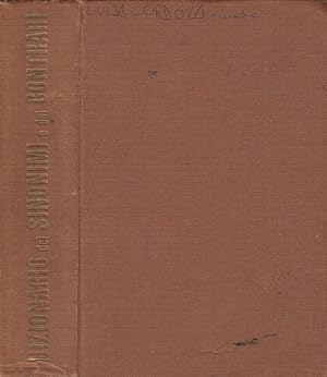 Bild des Verkufers fr Dizionario dei sinonimi e dei contrari zum Verkauf von Biblioteca di Babele