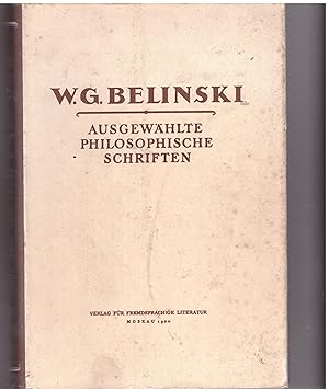 Bild des Verkufers fr Ausgewhlte philosophische Schriften zum Verkauf von Bcherpanorama Zwickau- Planitz