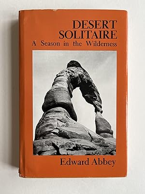 Imagen del vendedor de Desert solitaire: A season in the wilderness a la venta por Rural Hours (formerly Wood River Books)