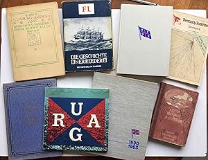 Sammlung / Konvolut: 14 Firmenschriften von und über deutsche Werften und Reedereien.