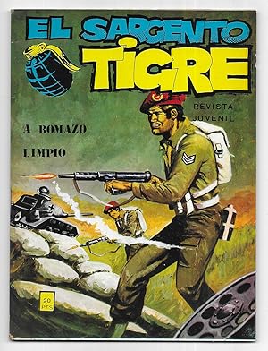 Sargento Tigre, A Bombazo Limpio. Nº 73. revista juvenil . Vilmar 1972
