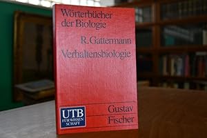 Bild des Verkufers fr Wrterbcher der Biologie. Teil: Verhaltensbiologie mit englisch-deutschem Register. UTB 1729 zum Verkauf von Gppinger Antiquariat