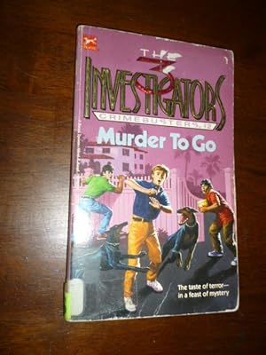 Image du vendeur pour The Three Investigators, Crimebusters #2: Murder to Go mis en vente par Gargoyle Books, IOBA